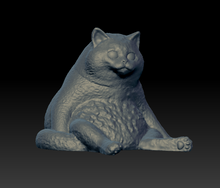 Load image into Gallery viewer, Fat Cat OBJ